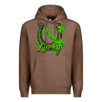 Chestnut lucky shamrock horseshoe Premium Hoodie - RanaPortraitStore