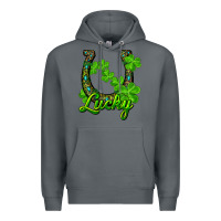 Rock lucky shamrock horseshoe Premium Hoodie - RanaPortraitStore