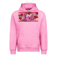 Fuchsia Pink Valentine's Day Love Balloon Heart Balloons Urban Hoodie - RanaPortraitStore