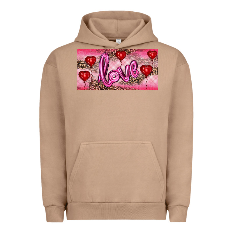 Valentine's Day Love Balloon Heart Balloons Urban Hoodie by RanaPortraitStore | Teevron