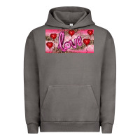 Pigment Tornado Valentine's Day Love Balloon Heart Balloons Urban Hoodie - RanaPortraitStore