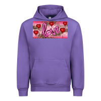 Tulip Valentine's Day Love Balloon Heart Balloons Urban Hoodie - RanaPortraitStore