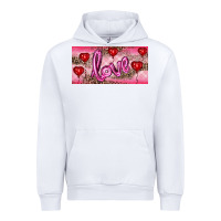 White Valentine's Day Love Balloon Heart Balloons Urban Hoodie - RanaPortraitStore