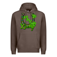 Coffee lucky shamrock horseshoe Premium Hoodie - RanaPortraitStore