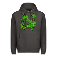 Smoke lucky shamrock horseshoe Premium Hoodie - RanaPortraitStore
