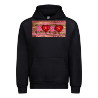 Black Valentine's Day Xoxo Urban Hoodie - RanaPortraitStore