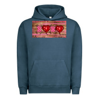 Pigment Midnight Navy Valentine's Day Xoxo Urban Hoodie - RanaPortraitStore