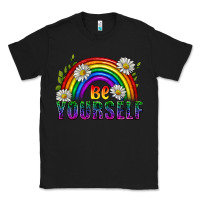 Black Be Yourself Pride Lgbtq Classic Tee - BundleAndBundleShop