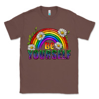 Chestnut Be Yourself Pride Lgbtq Classic Tee - BundleAndBundleShop
