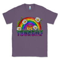 Lavender Be Yourself Pride Lgbtq Classic Tee - BundleAndBundleShop