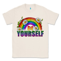Natural Be Yourself Pride Lgbtq Classic Tee - BundleAndBundleShop