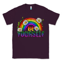 Plum Be Yourself Pride Lgbtq Classic Tee - BundleAndBundleShop