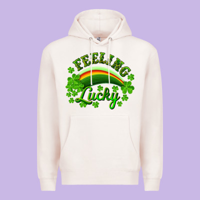 Feeling Lucky With Rainbow Premium Hoodie Designed By Ranaportraitstore