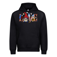 Black love 4th july with gnome billie wilder Urban Hoodie - texasbilliewilder