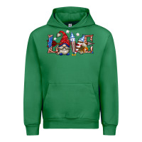 Emerald love 4th july with gnome billie wilder Urban Hoodie - texasbilliewilder