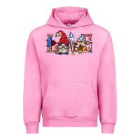 Fuchsia Pink love 4th july with gnome billie wilder Urban Hoodie - texasbilliewilder