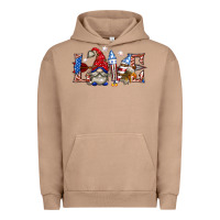 Pigment Burro love 4th july with gnome billie wilder Urban Hoodie - texasbilliewilder