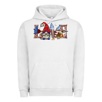 Pigment Lunar Rock love 4th july with gnome billie wilder Urban Hoodie - texasbilliewilder