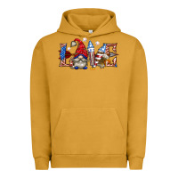 Pigment Peanut Butter love 4th july with gnome billie wilder Urban Hoodie - texasbilliewilder