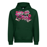 Forest Green pink its my birthday Urban Hoodie - Zillion Design Studio