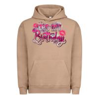 Pigment Burro pink its my birthday Urban Hoodie - Zillion Design Studio