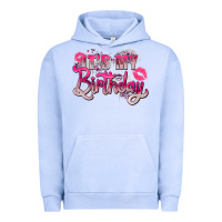 Pigment Grape Ice pink its my birthday Urban Hoodie - Zillion Design Studio