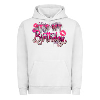 Pigment Lunar Rock pink its my birthday Urban Hoodie - Zillion Design Studio