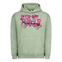 Pigment Oil Green pink its my birthday Urban Hoodie - Zillion Design Studio