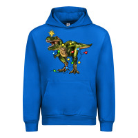 Cobalt tree rex christmas Urban Hoodie - Zillion Design Studio