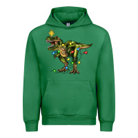 Emerald tree rex christmas Urban Hoodie - Zillion Design Studio