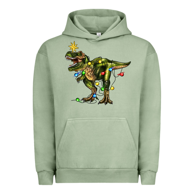 Tree Rex Christmas Urban Hoodie by Zillion Design Studio | Teevron