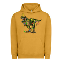 Pigment Peanut Butter tree rex christmas Urban Hoodie - Zillion Design Studio