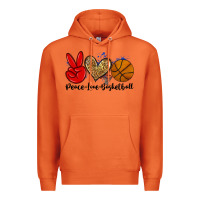 Carrot peace love basketball Premium Hoodie - Zillion Design Studio