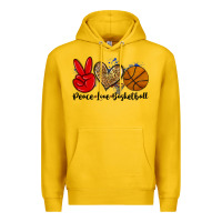 Lemon peace love basketball Premium Hoodie - Zillion Design Studio