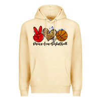 Pina Colada peace love basketball Premium Hoodie - Zillion Design Studio