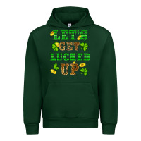 Forest Green st patricks day lets get lucked up Urban Hoodie - RanaPortraitStore