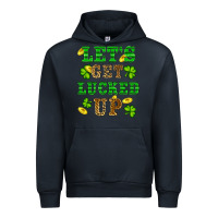 Navy st patricks day lets get lucked up Urban Hoodie - RanaPortraitStore
