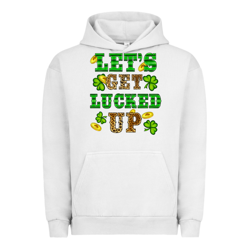 St Patricks Day Lets Get Lucked Up Urban Hoodie by RanaPortraitStore | Teevron