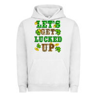Pigment Lunar Rock st patricks day lets get lucked up Urban Hoodie - RanaPortraitStore