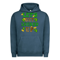 Pigment Midnight Navy st patricks day lets get lucked up Urban Hoodie - RanaPortraitStore