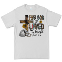 Dove Grey for god so loved the world jhon Premium Tee - CowhideDigitalArt
