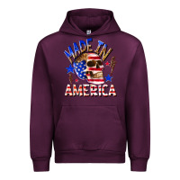 Mauve Wine made in america Urban Hoodie - texasbilliewilder