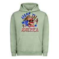 Pigment Oil Green made in america Urban Hoodie - texasbilliewilder