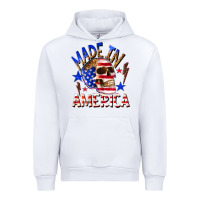 White made in america Urban Hoodie - texasbilliewilder