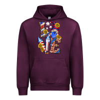 Love 4th Of July With Gnome Urban Hoodie | Teevron