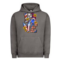 Pigment Tornado love 4th of july with gnome Urban Hoodie - texasbilliewilder