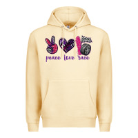 Pina Colada peace love race Premium Hoodie - texasbilliewilder