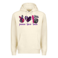 Sandshell peace love race Premium Hoodie - texasbilliewilder