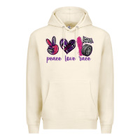 Tofu peace love race Premium Hoodie - texasbilliewilder