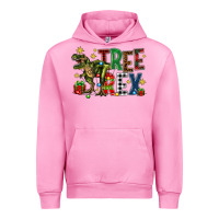 Fuchsia Pink tree rex coffee drink Urban Hoodie - Zillion Design Studio